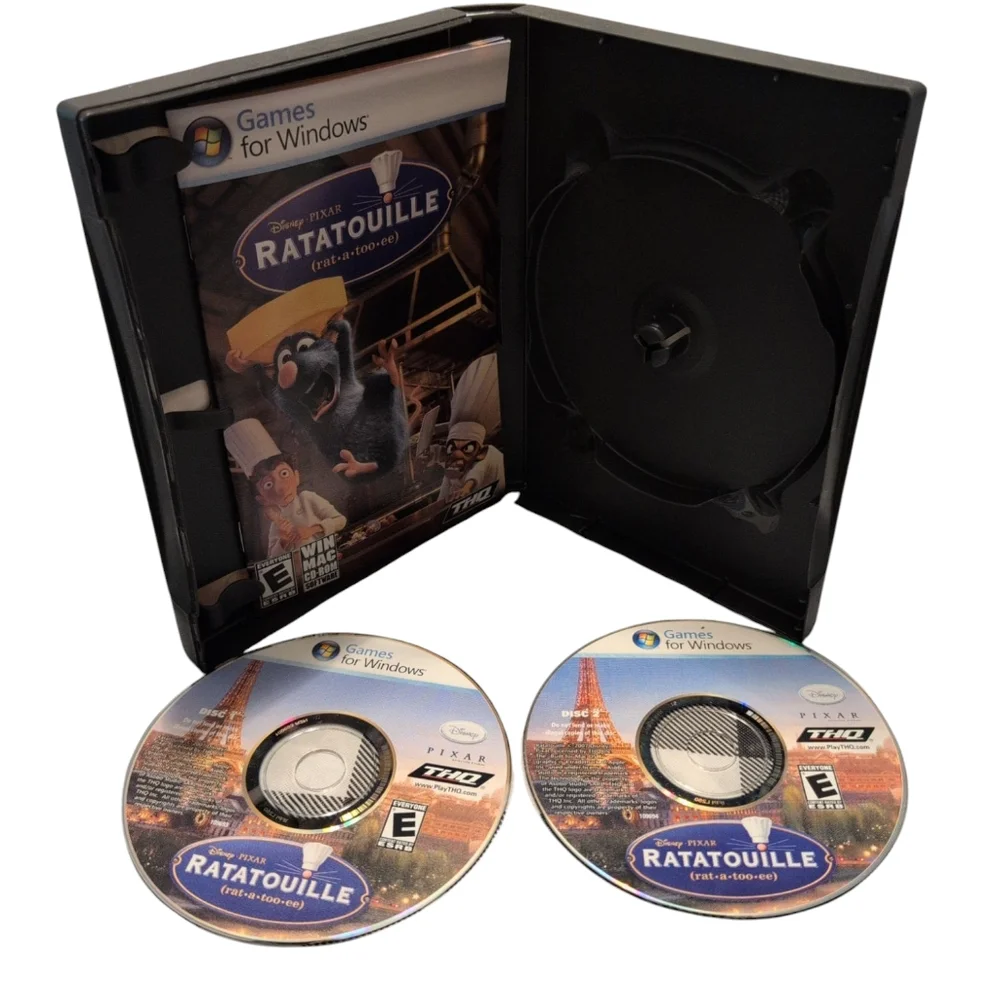 Lot Of 3 PC CD Video Games Pirates Of The Caribbean Sim City 4 Ratatouille CIB